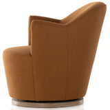 Aurora Swivel Chair, Patton Burnish-Furniture - Chairs-High Fashion Home