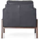 Diana Leather Chair, Heirloom Black-Furniture - Chairs-High Fashion Home