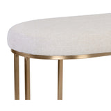 Rayla Bench, Belfast Oatmeal-Furniture - Chairs-High Fashion Home