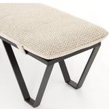 Darrow Bench, Perin Oatmeal-High Fashion Home