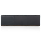 Maxx Leather 95" Sofa, Heirloom Black-Furniture - Sofas-High Fashion Home