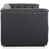 Maxx Leather 95" Sofa, Heirloom Black-Furniture - Sofas-High Fashion Home