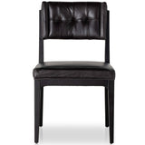 Norton Leather Dining Chair, Sonoma Black, Set of 2