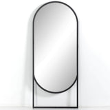 Dawson Floor Mirror, Matte Black-Accessories-High Fashion Home