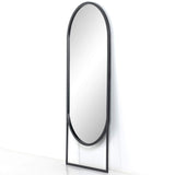 Dawson Floor Mirror, Matte Black-Accessories-High Fashion Home