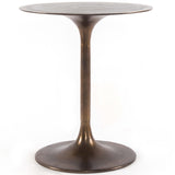 Tulip Side Table, Antique Rust-Furniture - Accent Tables-High Fashion Home