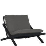 Bari Lounge Chair, Charcoal Gracebay Grey-Furniture - Chairs-High Fashion Home