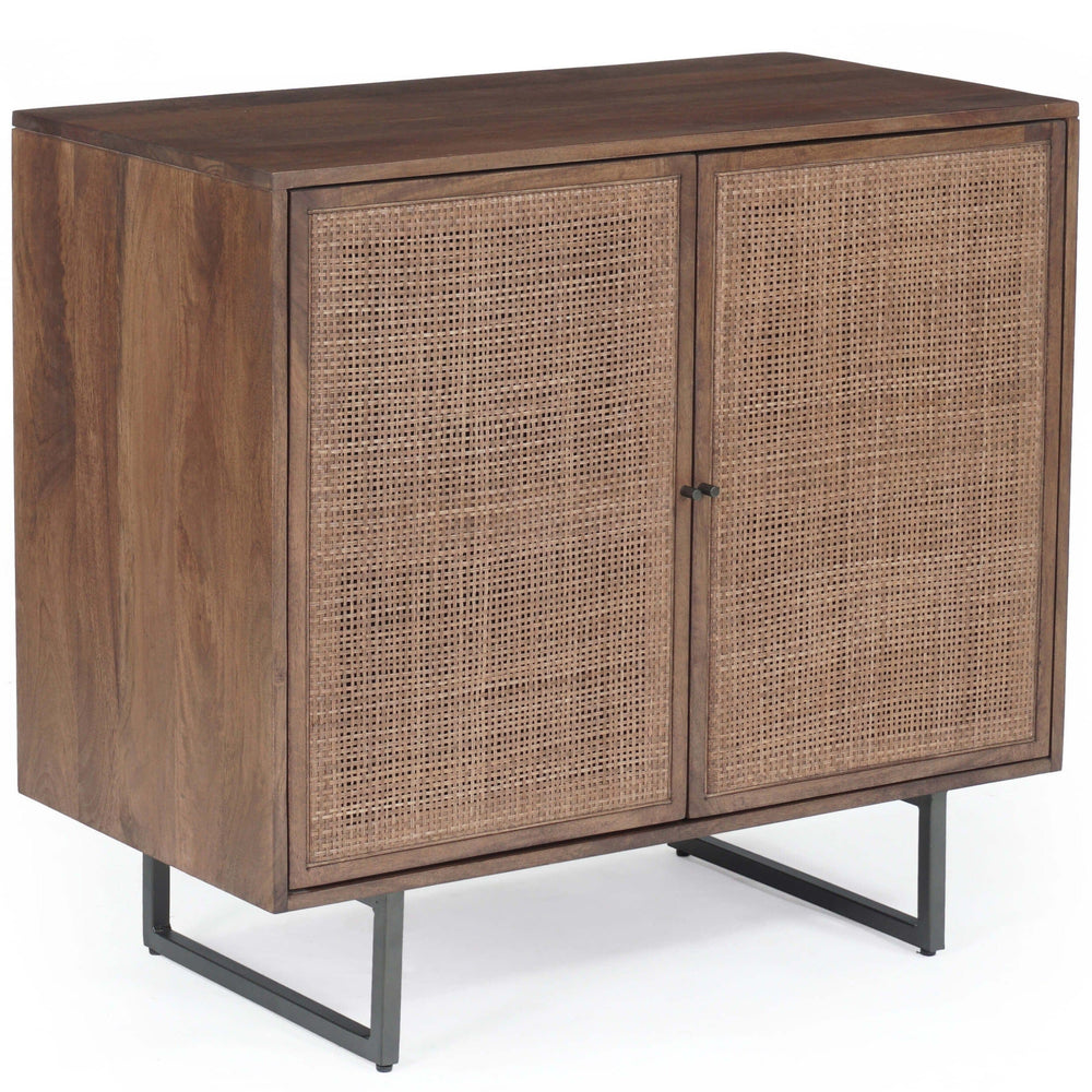 Carmel Small Cabinet, Brown Wash-High Fashion Home