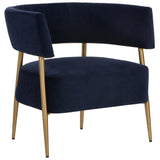 Maestro Chair, Danny Navy-Furniture - Chairs-High Fashion Home