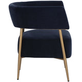 Maestro Chair, Danny Navy-Furniture - Chairs-High Fashion Home