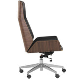 Rhett Office Chair, Dillion Black-Furniture - Office-High Fashion Home