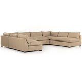 Grant 5 Piece Sectional, Heron Sand-Furniture - Sofas-High Fashion Home