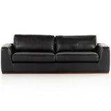 Colt 98" Leather Sofa, Heirloom Black-Furniture - Sofas-High Fashion Home