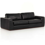 Colt 98" Leather Sofa, Heirloom Black-Furniture - Sofas-High Fashion Home