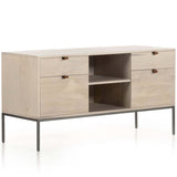 Trey Modular Filing Credenza, Dove Poplar-Furniture - Storage-High Fashion Home