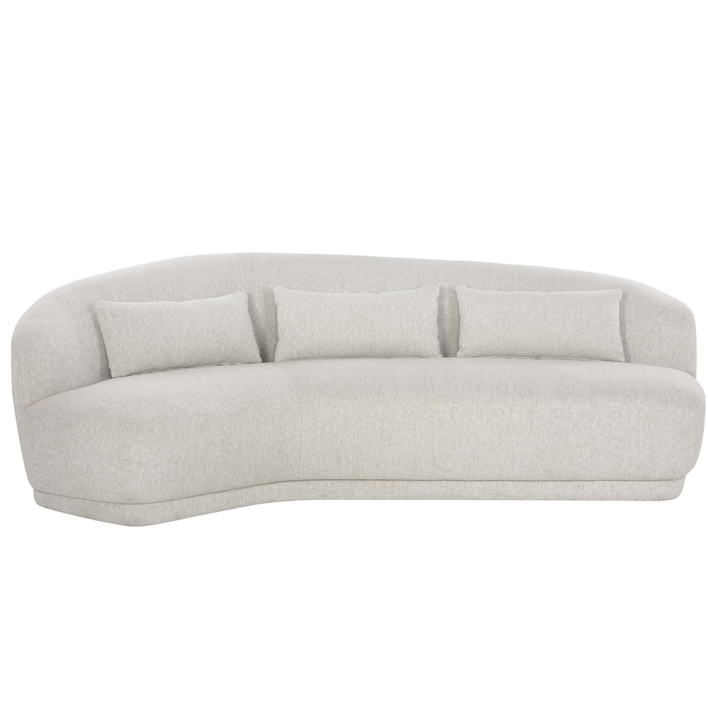 Soraya Sofa, Dove Cream-Furniture - Sofas-High Fashion Home