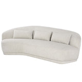 Soraya Sofa, Dove Cream-Furniture - Sofas-High Fashion Home