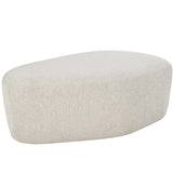 Soraya Ottoman, Dove Cream-Furniture - Chairs-High Fashion Home