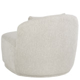 Soraya Swivel Armless Chair, Dove Cream-Furniture - Chairs-High Fashion Home