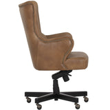 Hubert Office Chair, Tobacco Tan-Furniture - Office-High Fashion Home