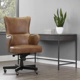 Hubert Office Chair, Tobacco Tan-Furniture - Office-High Fashion Home