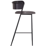 Keane Counter Stool, Gunmetal-Furniture - Dining-High Fashion Home