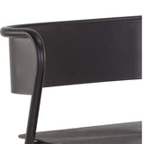 Keane Counter Stool, Gunmetal-Furniture - Dining-High Fashion Home