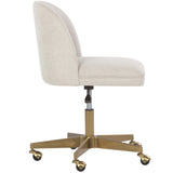 Kenna Office Chair, Belfast Oatmeal-Furniture - Office-High Fashion Home