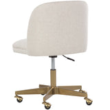 Kenna Office Chair, Belfast Oatmeal-Furniture - Office-High Fashion Home