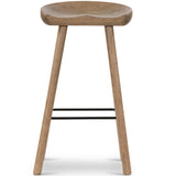 Barrett Bar Stool, Natural Matte-High Fashion Home