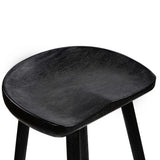 Barrett Bar Stool, Matte Black-High Fashion Home