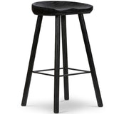 Barrett Bar Stool, Matte Black-Furniture - Dining-High Fashion Home