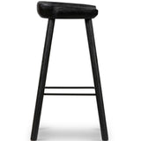 Barrett Bar Stool, Matte Black-High Fashion Home