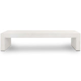 Parish Coffee Table, White Concrete-Furniture - Accent Tables-High Fashion Home