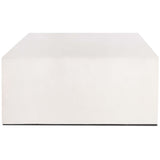 Parish Coffee Table, White Concrete-Furniture - Accent Tables-High Fashion Home