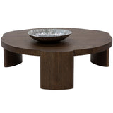 Alouette Coffee Table, Dark Brown-Furniture - Accent Tables-High Fashion Home