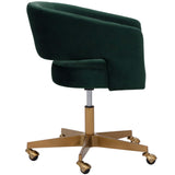 Claren Office Chair, Deep Green Sky-Furniture - Office-High Fashion Home