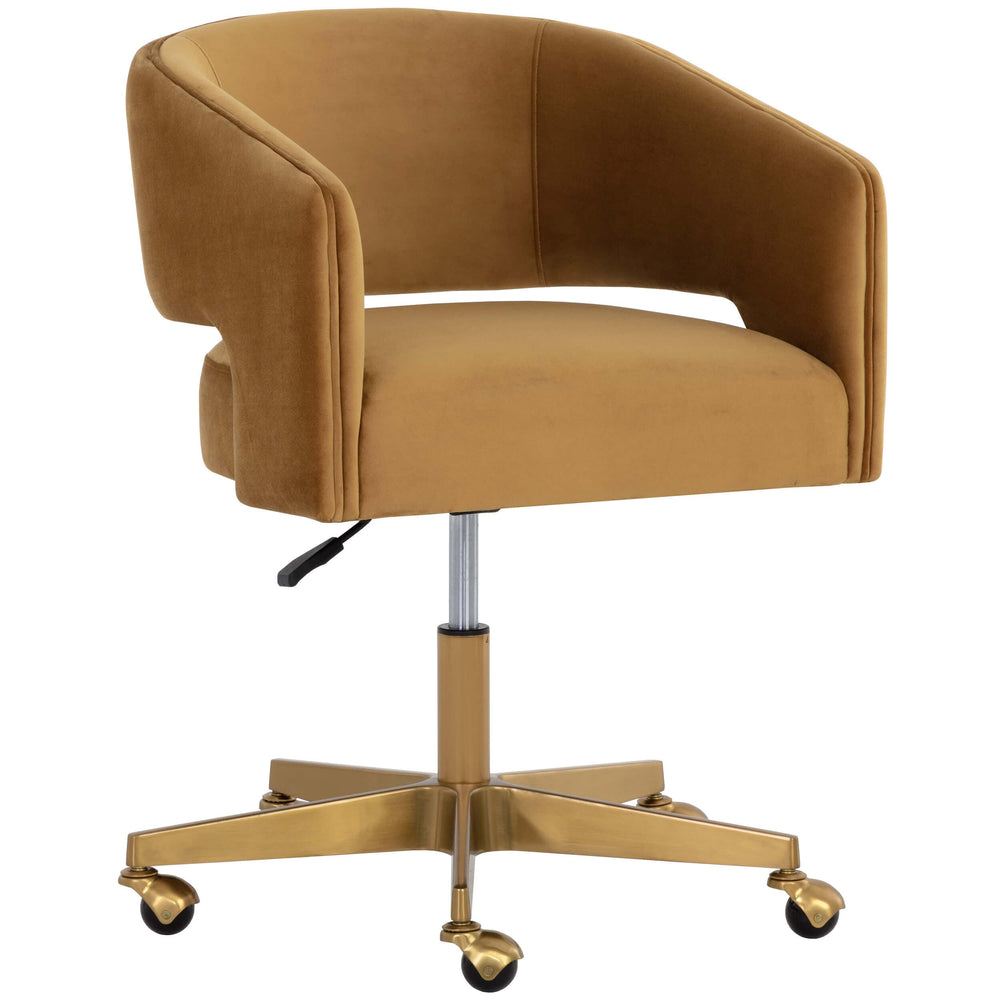 Claren Office Chair, Gold Sky-Furniture - Chairs-High Fashion Home