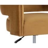 Claren Office Chair, Gold Sky-Furniture - Chairs-High Fashion Home