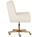 Mirian Office Chair, Zenith Alabaster-Furniture - Office-High Fashion Home