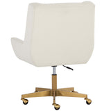 Mirian Office Chair, Zenith Alabaster-Furniture - Office-High Fashion Home