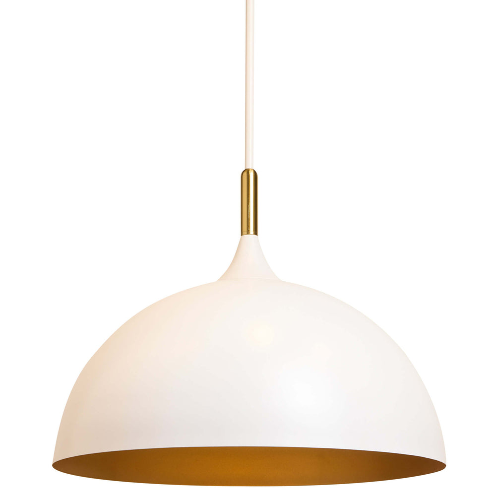 Lohn Pendant, Matte White