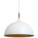 Lohn Pendant, Matte White