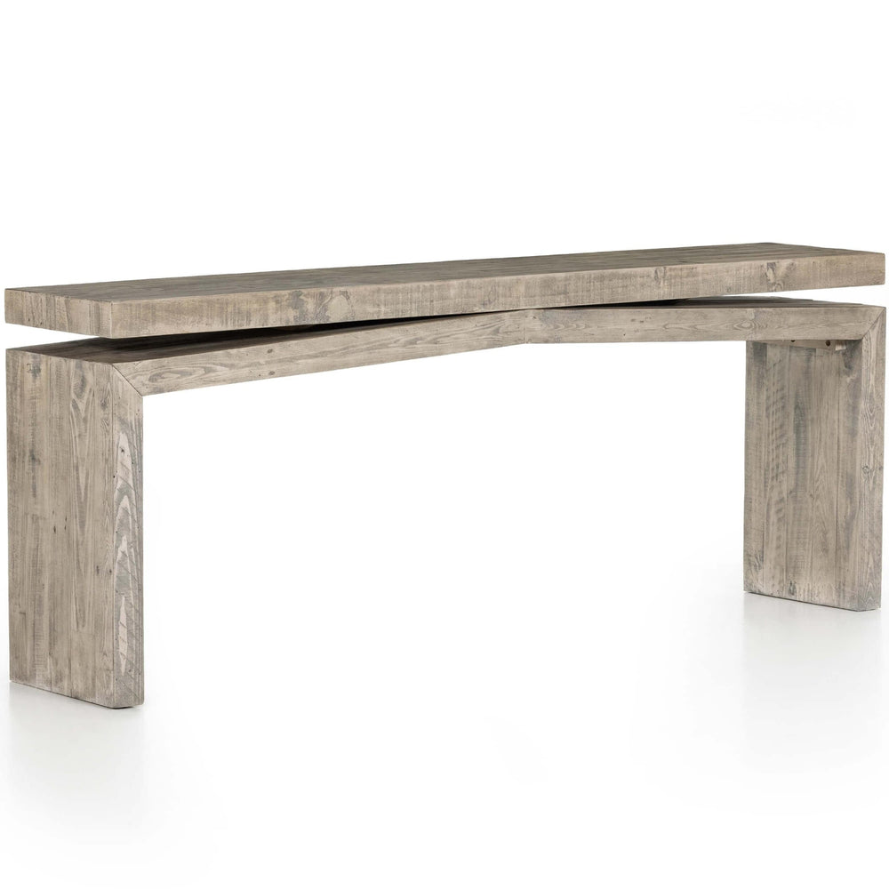 Matthes Console Table, Weathered Wheat-Furniture - Accent Tables-High Fashion Home