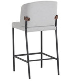 Pearce Counter Stool, Light Grey-Furniture - Dining-High Fashion Home