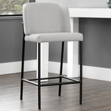 Pearce Counter Stool, Light Grey-Furniture - Dining-High Fashion Home