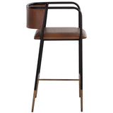 Brenan Counter Stool, Bravo Cognac-Furniture - Dining-High Fashion Home