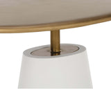 Kadin End Table, White-Furniture - Accent Tables-High Fashion Home