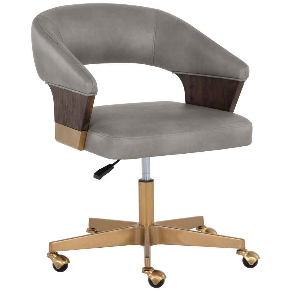 Leonce Office Chair, Bravo Metal-Furniture - Office-High Fashion Home