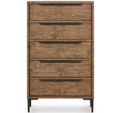 Wyeth 5 Drawer Dresser, Rustic Sandalwood-High Fashion Home